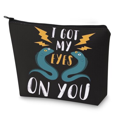 WZMPA Flotsam And Jetsam Fans Cosmetic Bag Mermaid Movie Inspired Gift I Got My Eyes on You Makeup Zipper Pouch Bag Cartoon Merchandise (Got My Eyes)