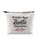 PXTIDY World's Best Zumba Instructor Makeup Bag Zumba Teacher Gift Zumba Dance Teacher Appreciation Gifts Cosmetic Bag (Best Zumba)