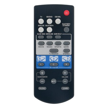 AULCMEET FSR82 ZK77690 New Replacement Remote Control fit for Yamaha Surround Sound Bar System SRT1000 SRT1000BL SRT-1000 SRT-1000BL
