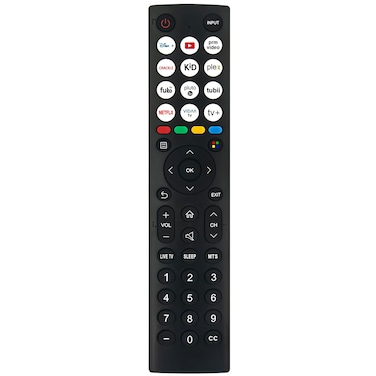 EN2D36H Replace Television Remote Control Compatible with Hisense Smart Vidaa TV 65A6KV 43A6KV 43A6GV 55A6KV 58A6GV 55A6GV 50A6GV 65A6GV 50A6KV