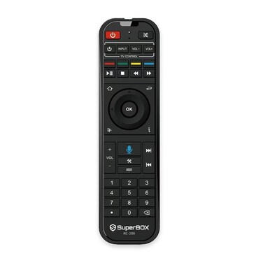 SuperBox Remote Control RC-200, Authorized Original SuperBox Bluetooth Voice Remote Control for Superbox S5 Max / S5 Pro/Elite Ultra/Elite pro+ (Without Voice for S4 Pro and S3 Pro)