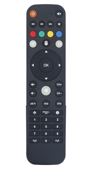 Replaced Remote Control Compatible with Buzztv IPTV Set Top Box XPL1000 XPL1900 XPL2000 XPL1500 XPL3000