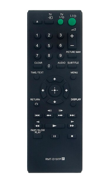 RMT-D197P Replaced Remote fit for Sony DVD Player DVP-SR170 DVP-SR370 Sub Remote Control RMT-D198A RMT-D198P