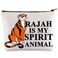 WZMPA Rajah Tiger Cosmetic Bag Rajah Fans Gift Rajah Is My Spirit Animal Makeup Zipper Pouch Bag Rajah Merchandise (Rajah Spirit)