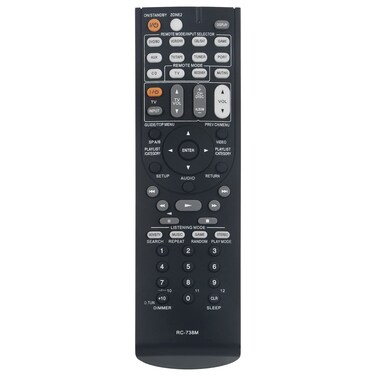 Beyution RC-738M Replace Remote Control Fit for Onkyo AV Receiver HT-S7200 HT-RC160 TX-NR607 TX-SR607 TXSR607B DTR201 DTR301 TX-SR607B TX-SR607S TX-NR807 HT-RC260 DTR 20.1,DTR 30.1 Sub RC-739M