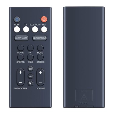 ZWP YAS-209 YAS-109 Replacement Remote Control fit for Yamaha Soundbar YAS109 YAS209 ATS1090 ATS2090 YAS109BL YAS209BL YAS-109 YAS-209 ATS-1090 ATS-2090 YAS-109BL YAS-209BL
