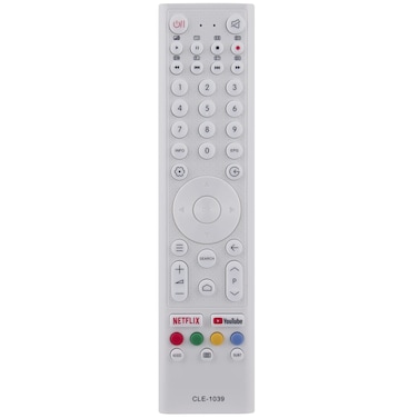 PerFascin Replace Infrared Remote Control CLE-1039 CLE1039 fit for Hitachi LED Smart TV with Netflix YouTube Function Key (NO Voice FUNTION)