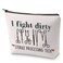 ZJXHPO Surgical Technician Survival Kit Gift I Fight Dirty Sterile Processing Tech Makeup Bag Surgical Tech Appreciation Gift (dirty)