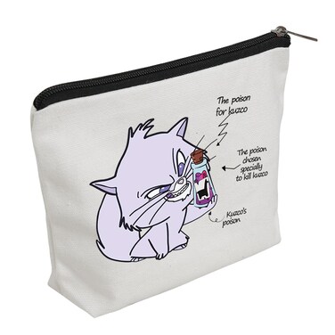 WZJHCL Yzma Cat Makeup Pouch Bag Llama Extract Poison Cosmetic Kit Bag Kuzcos Poison Storage Pouch Bag Yzma Poison Survival Kit (YZMA)