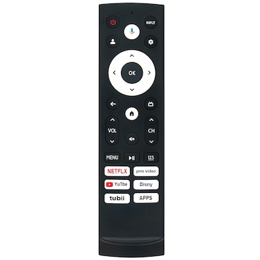 Voice Replace Remote Control Compatible with Hisense Smart Google TV 40A4K 75U8K 85U8K 100U76N 55U7K 43A4K /65U7K 55U8K 32A4K 85U7K 65U8K 100U8K 75U7K 85U88KM 75U88KM 65U88KM 55U88KM ERF3AF90H