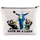 WZMPA Guys And Dolls Musical Cosmetic Bag Musical Theatre Gifts Luck Be A Lady Makeup Zipper Pouch Bag Broadway Merchandise (Be A Lady)