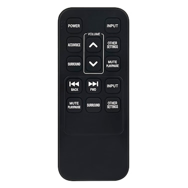 New Universal Replacement Remote Control Compatible with ZVOX Accuvoice AV157 AV203 AV257 SoundBar TV Speaker