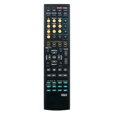 RAV312 Replace Remote Control Compatible with Yamaha Home Theater AV Receiver RX-V361 HTR-6030 DSP-AX361 RXV-361BL WJ40940EX RAV311 RAV28