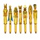 Lopenle 5PCS Novelty Egyptian Pharaoh Pens Egypt Pens Creative Retractable Ballpoint Pen 0.5mm Blue Ink For Adults School Home Office Stationery Store&acirc;&euro;&brvbar;