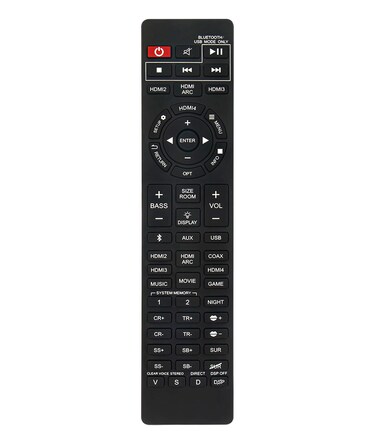 Replace Sound Bar Remote Control fit for Nakamichi Shockwafe Pro 7.1 SSE, Shockwafe Ultra 9.2Ch Home Theater Dolby Atmos Soundbar Speakers
