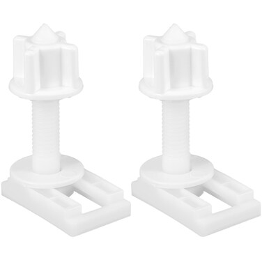 Mikikit Toilet Seat Screws - 6pcs Toilet Seat Bolts Replacement Kit Toilet Lid Screws Washers Toilet Seat Replacement Screws Toilet Seat Screws Replacement Nuts Parts Bolt Cap