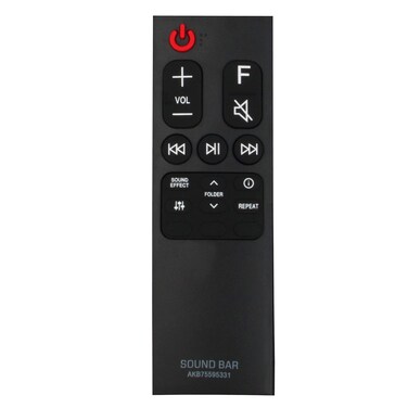 AKB75595331 Replacement Remote Commander fit for LG Soundbar System SL6Y SL4Y SL7Y SLM4R SN5Y SN7R SN6Y SL4Y SL5Y SN7CY SNC4R SLM4R SN6 SPH4B-W SPJ4-S S65S3-S SPL5B-W SPN5B-W SPH4B-W