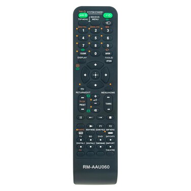 AULCMEET Remote RM-AAU060 New Replacement Remote Control fit for Sony Home Theater AV System HT-CT100 HT-FS3 SA-WFS3 STR-DG500 STR-DG600 STR-K1600 STR-KS360 STR-KS360S STR-V50 HT-IS100 SS-IS15