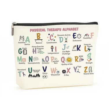 Decohim Occupational Therapy Gifts Therapist Gifts PT Month Thank You Retirement Gifts for Women Her Coworkers Friends Physical Therapy Gifts Makeup Bag for PT PTA OT Gift