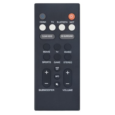 YAS-209 YAS-109 Remote Control Replacement - WINFLIKE YAS209 YAS109 Replace Remote Control for Yamaha Sound Bar ATS1090 ATS2090 YAS109BL YAS209BL YAS 109 YAS 209 ATS-1090 ATS-2090 YAS-109BL YAS-209BL