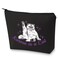 BLUPARK Album Inspired Gift Cat Lover Makeup Bag Singer Merchandise Gift Singer Inspired Cosmetic Bag for Fans (Karma Cat-BK)