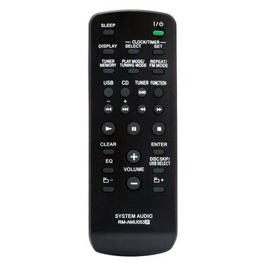RM-AMU053 Replace Audio System Remote Control Compatible with Sony HI FI Component System MHC-GTR33 MHC-GTR55 MHC-GTR555 MHC-GTR7 MHC-GTR77 MHC-GTR8 HCD-GTR33 HCD-GTR55 HCD-GTR555 HCD-GTR7 HCD-GTR8