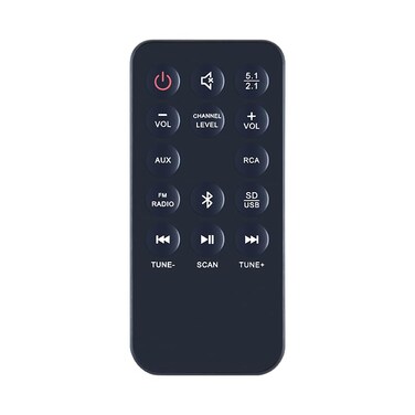 ZWP R10004 Replacement Remote Control fit for Logitech 5.1 Surround Sound Speakers Z607