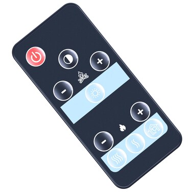 New FR102XD Replacement Remote Control fit for Blyss LDBL2000A-DD5R LDBL2000A-DD4CR Electric Fire Heater
