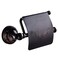 Leyden Bronze Toilet Paper Holder, Oil Rubbed Bronze Tissue Roll Holder Storage with Cover for Bathroom