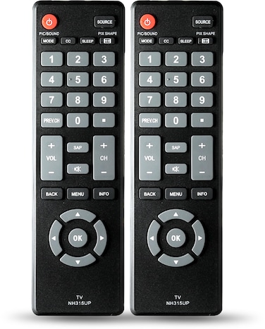 2 Pack NH315UP Remote Control Replacement fit for Sanyo LED LCD TV HDTV TVs