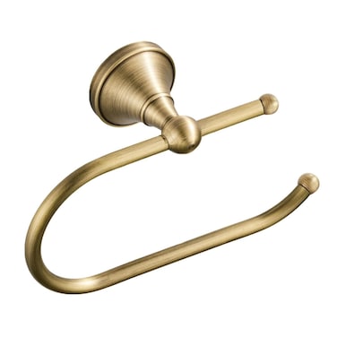 Biutimarden Brass Wall Mounted Toilet Roll Holder Screw-in Tissue Roll Holder Bathroom Accessories Rotateproof Toilet Paper Holder Washroom Toilet