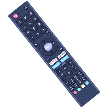 ZWP GCBLTV02BDBIR Replacement Remote Control fit for CHIQ TV GCBLTV02 ADBBT U43H7A U50H7A U55H7A U58H7A U43H7A L32H7S L40H7S L43H7S U58H7S with Netflix YouTube Key