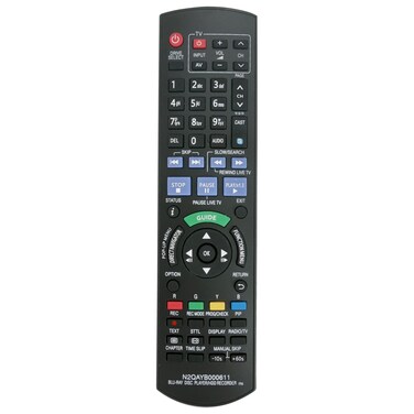 WINFLIKE New N2QAYB000611 Remote Control Replacement N2QAYB000611 Replaced Remote Control fit for PANASONIC Blu-ray Recorder DMRPWT500 DMRPWT500GL DMR-PWT500 DMR-PWT500GL Remote Controller
