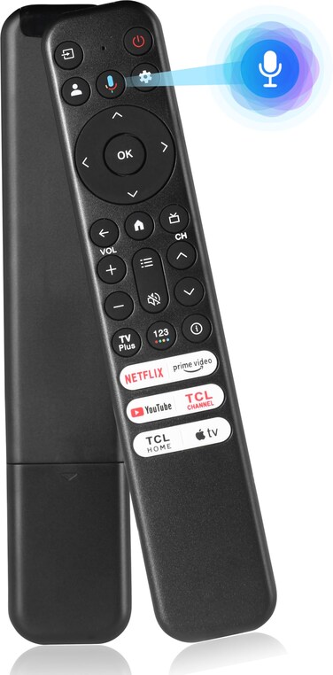 Auilzlz Voice Remote Control for TCL Google TV LED UHD QLED FHD HDR Smart TVs