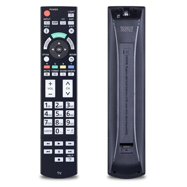ZWP N2QAYB000703 Replacement Remote Control Compatible for Panasonic Viera TV TC-L55DT50 TC-P65ST50 TC-P50ST50 TC-P55VT50 TC-P55ST50 TC-L42ET5 TC-L47ET5 TC-L47DT50 TC-L47WT50 TC-L4DT50 TC-L55ET5