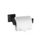 BUVELOT Black Toilet Paper Holder, Modern Style Square Toilet Tissue Holder for Bathroom, Tissue Roll Holders Wall Mounted, Matte Black, 071030-MB Les Series