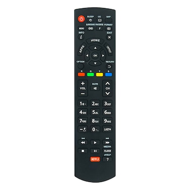 ECONTROLLY N2QAYB000828 Replace Remote Control Compatible with Panasonic N2QAYB000828 TV Remote Control for TC50LE64 TC58LE64 TCL42E60 TCL50E60 TCL58E60 TCL65E60