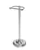 WZRUA Toilet Paper Holder Stand, Brushed Nickel Toilet Paper Holder Free Standing,Post Pivoting Design &amp; Stable Weighted Base SUS304 Stainless Steel for Bathroom
