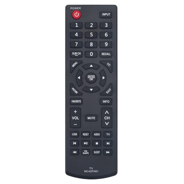 MC42FN01 Remote Control Replacement - WINFLIKE MC42FN01 Replace Remote Control fit for SANYO LCD LED HDTV FW24E05F FW42D25T FW48D25T FW65D25T FW50C85T FW32D25T FWD25T Remote Controller