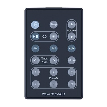 New Remote Control Replacement Fit for Bose A5 Wave Radio/CD Player AWRC-1P AWRC-P1 AWRC-1W AWRC-1G AWRC1P 193334-B10 193334-B02