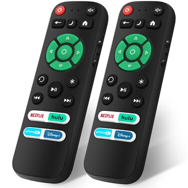 &atilde;&euro;2 Pack&atilde;&euro;&lsquo; Replacement Remote Control for All Roku TV, Universal TV Remote Fit for TCL/Onn/Sharp/Hisense/Element/Westinghouse/Philips/Insignia/Jvc Roku/RCA Smart TVs(Not for Roku Stick and Box)