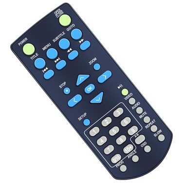 New Replacement Remote Control fit for Capello CAP001 CVD2216 CVD2216BLK 2 Channel Portable A/V HDMI DVD CD Recorder DVD Player