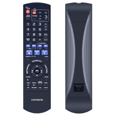 EUR7659T80 Replacement Remote Control Compatible for Panasonic DVD Recorder Player DMR-EZ475 DMR-EZ47 DMR-EZ47V DMR-EZ47K DMR-EZ475VK DMR-EZ475V