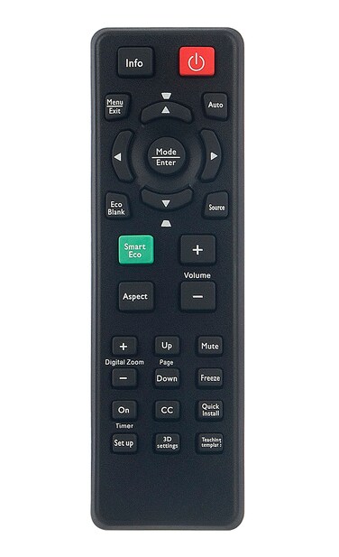 VINABTY Replace Remote Control fit for Benq DLP Projector MS512H TX538 TW523P TW539 MX522P MS521P TS521P TS537 MX602 MW603