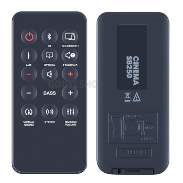 ZWP New Soundbar Remote Control Replacement Compatible for JBL Cinema Sound Bar STV280 SB250