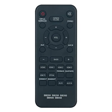 Replacement Remote Compatible with JBL Home Cinema soundbar Speaker subwoofer 93040001600 SB200 SB250 SB350 SB400 SB450