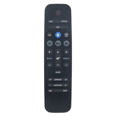 A1037 26BA 004 Replace Remote Control - WINFLIKE A1037-26BA-004 Remote Control Replacement fit for Philips A1037-26BA-004 Home Theatre Soundbar Remote Controller