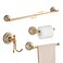 Antique Bronze Bathroom Hardware Set,Adjustable Towel Rack, Toilet Roll Paper Holder,Hand Towel Holder,Hook, Bathroom Accessories Set Wall Mounted