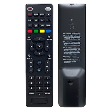 PerFascin Replacement Learning Remote Control fit for Dreamlink T1 T1Plus T2 /Formuler O2F9 Remote Control,The Back Cover Has Pairing Method