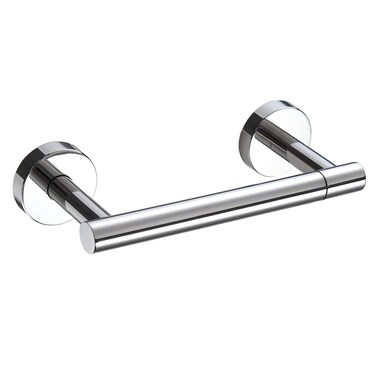 Orlif Chrome Toilet Paper Holder SUS304 Stainless Steel Double Post Pivoting Toilet Paper Roll Holder Toilet Paper Hanger Wall Mounted Toilet Tissue Holder for Bathroom